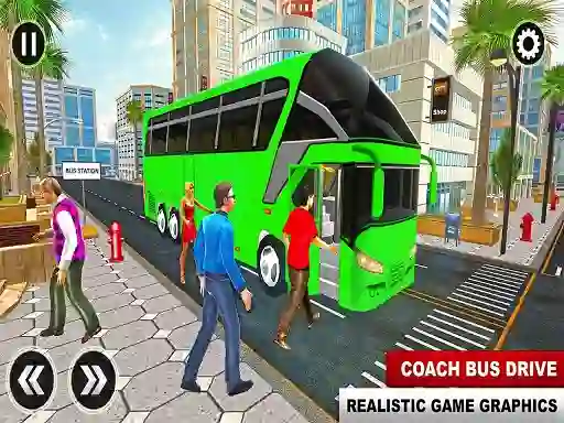 Xogo Euro Coach Bus City Extreme Driver en liña