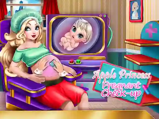 Xogo Apple Princess Pregnant Check Up en liña