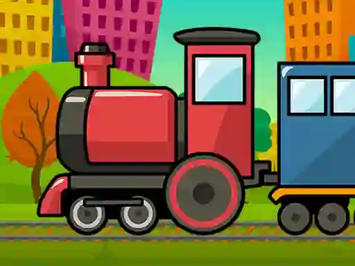 Xogo Train Jigsaw en liña