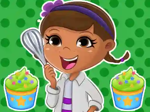 Xogo Dottie Doc Mcstuffins Cupcake Maker en liña