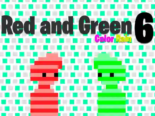 Xogo Red and Green 6 Color Rain en liña