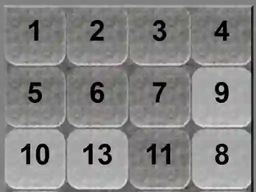 Xogo Classic Sliding Numbers en liña