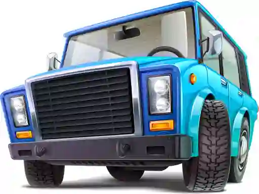 Xogo Cartoon Trucks Puzzle en liña