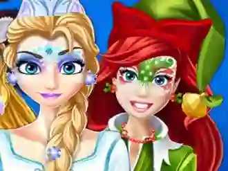 Xogo Christmas Face Painting en liña