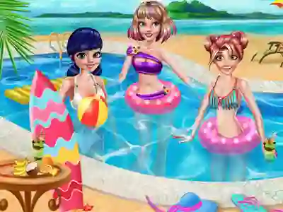 Xogo Princesses Summer Vacation en liña