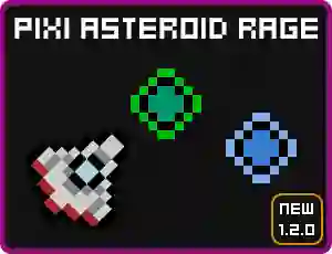 Xogo Pixi Asteroid Rage en liña