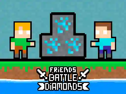 Xogo Friends Battle Diamonds en liña