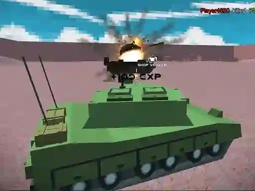 Xogo Helicopter and Tank Battle Desert Storm Multiplayer en liña