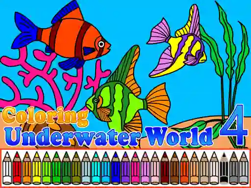 Xogo Coloring Underwater World 4 en liña