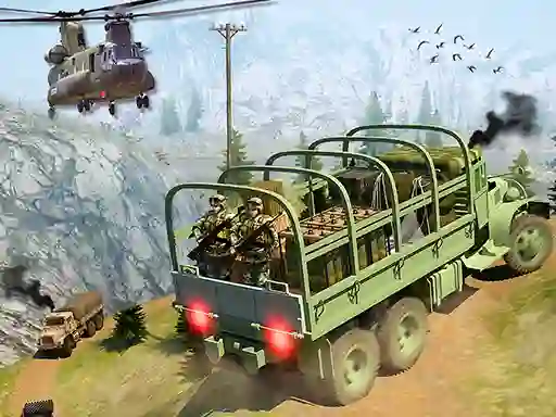 Xogo Army Cargo Transport Driving en liña