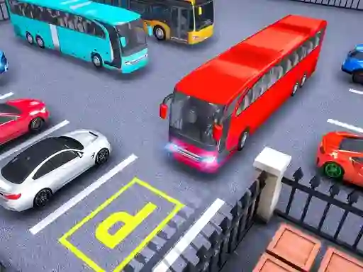 Xogo Real Bus Parking Pick and Drop en liña