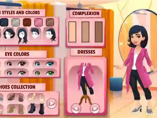 Xogo Girl Dressup Deluxe en liña