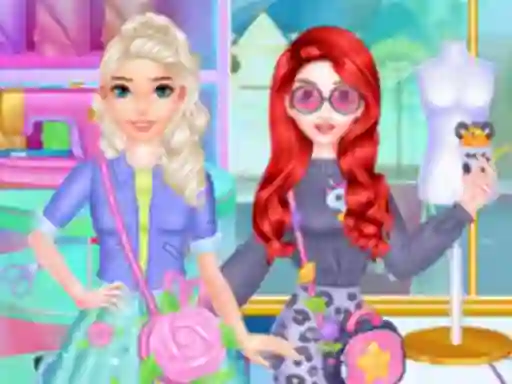 Xogo Fashion Dress Up Sewing Clothes en liña