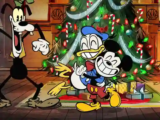 Xogo Preparing Mickey For Christmas Match 3 en liña