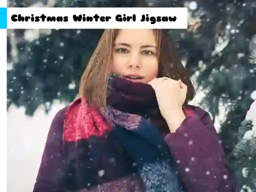 Xogo Christmas Winter Girl Jigsaw en liña