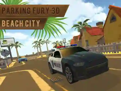 Xogo Parking Fury 3d: Beach City en liña