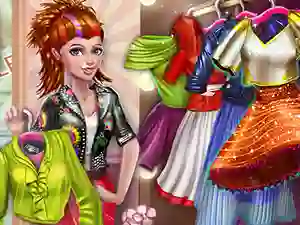 Xogo Sery Shopping Day Dolly Dress Up en liña