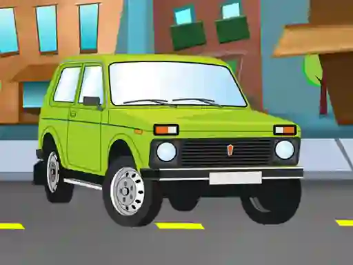 Xogo Russian Cars Differences en liña