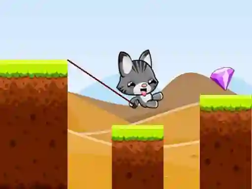 Xogo Swing Cat Endless Jump en liña