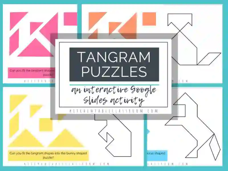 Xogo Tangrams en liña