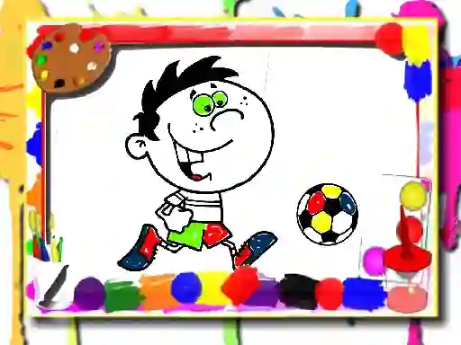 Xogo Football Coloring Time en liña
