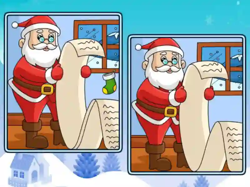 Xogo Christmas Spot the Difference en liña