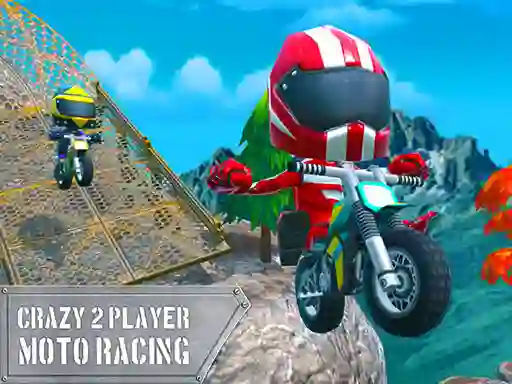 Xogo Crazy 2 Player Moto Racing en liña