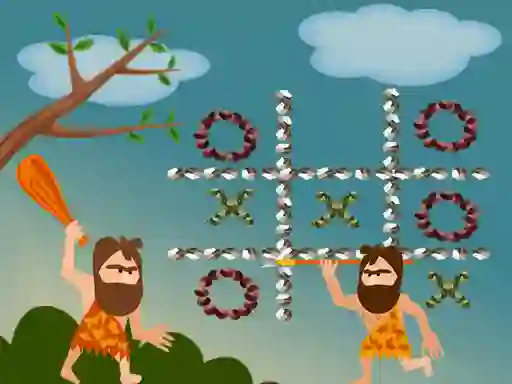 Xogo Tic Tac Toe Stone Age en liña