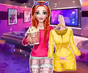 Xogo Annie Movie Night en liña