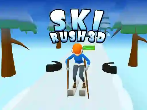 Xogo Ski Rush 3d en liña