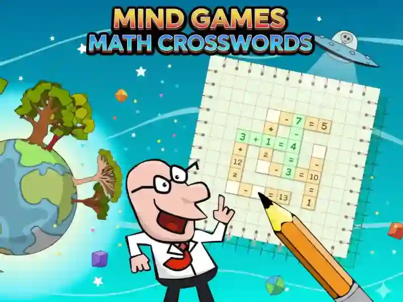 Xogo Mind Games Math Crosswords en liña