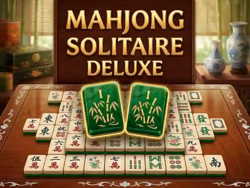 Xogo Mahjong Solitaire Deluxe en liña