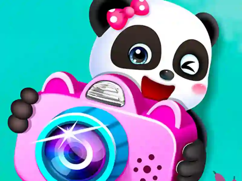 Xogo Baby Panda Photo Studio en liña