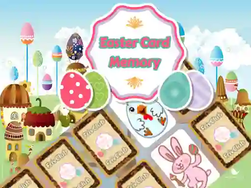 Xogo Easter Card Memory en liña