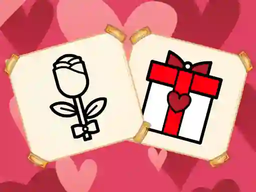 Xogo Valentine Present Coloring en liña