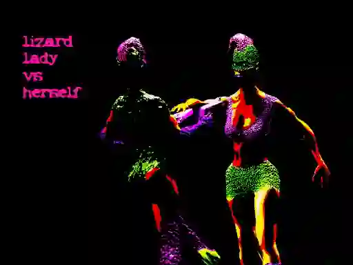 Xogo Lizard Lady vs Herself en liña