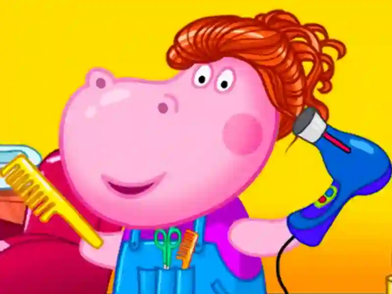 Xogo Hippo Hair Salon en liña