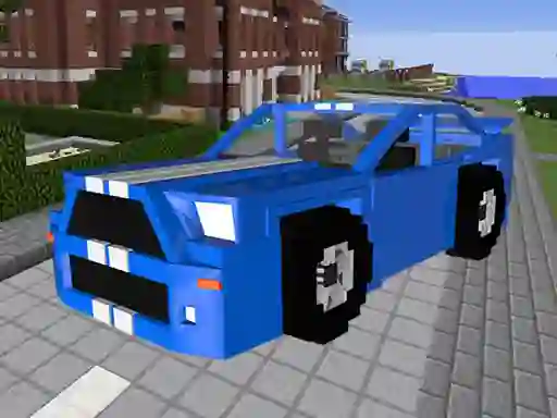 Xogo Blockcraft Cars Hidden Keys en liña