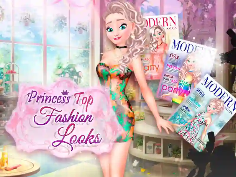 Xogo Princess Top Fashion Looks en liña