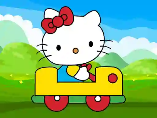 Xogo Cute Kitty Car Jigsaw en liña