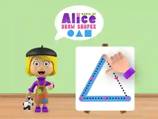 Xogo World of Alice Draw Shapes en liña
