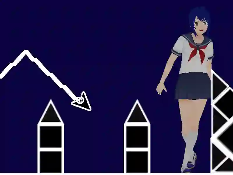 Xogo Space Geometry Dash Waves en liña