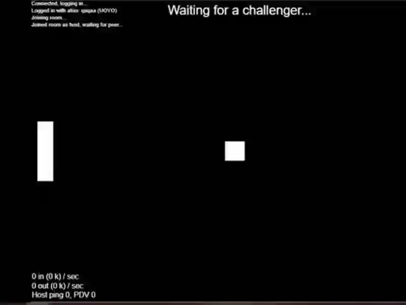 Xogo Multiplayer Pong en liña