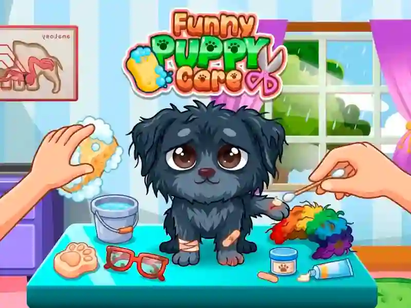 Xogo Funny Puppy Care en liña