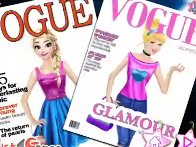 Xogo Princesses On Vogue Cover en liña