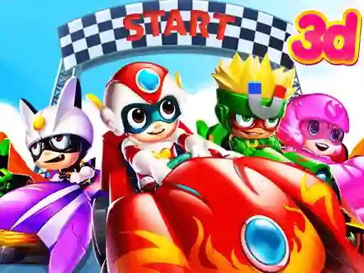 Xogo Cartoon Racing 3D en liña