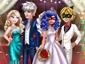 Xogo Ladybug Wedding Royal Guests en liña