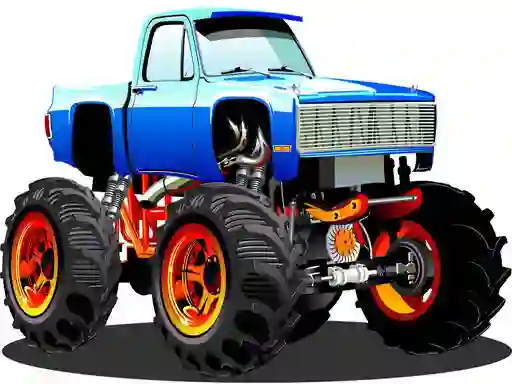 Xogo Monster Truck Puzzle en liña