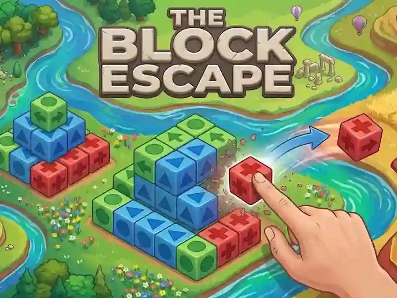 Xogo The Block Escape en liña