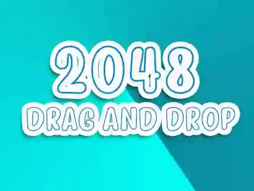 Xogo 2048 Drag'nDrop en liña